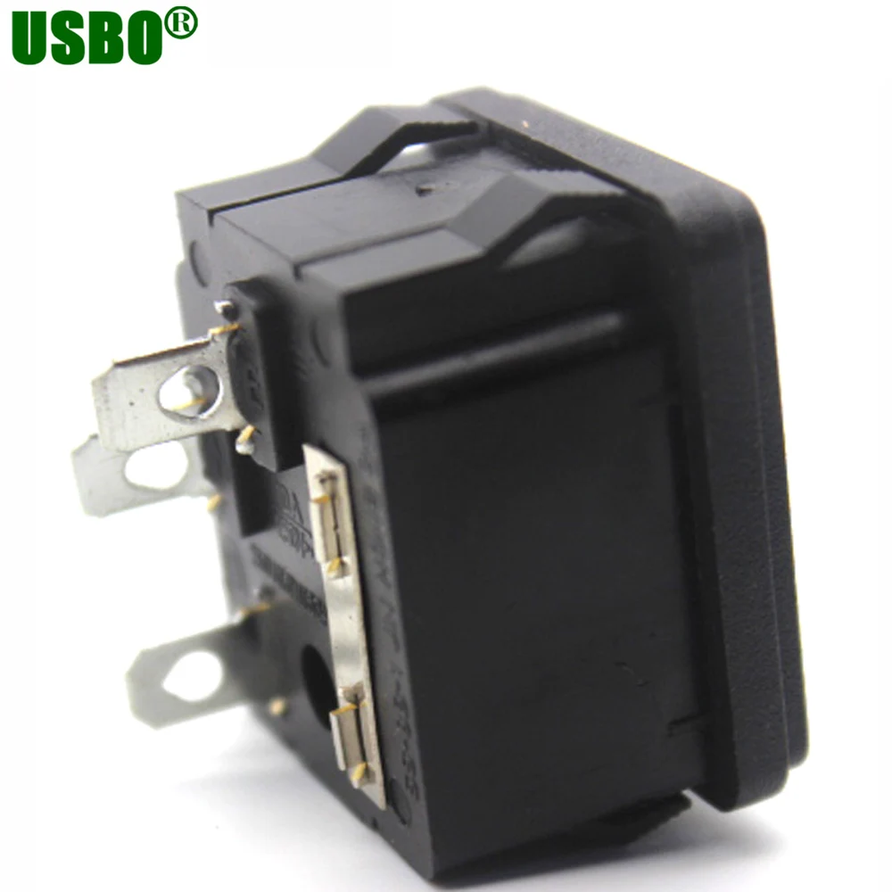 Блок питания переменного тока 10 А 250 В, предохранитель, штепсельный Вход iec 3, внутренний штифт