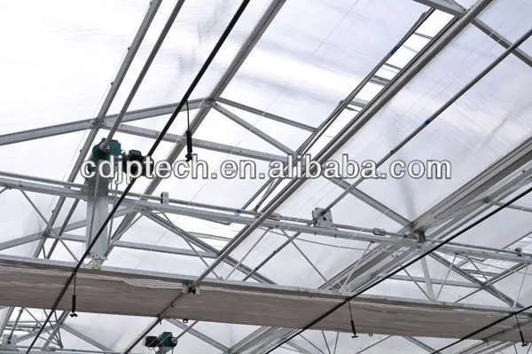 Вентиляционная система для теплицы из стойка и