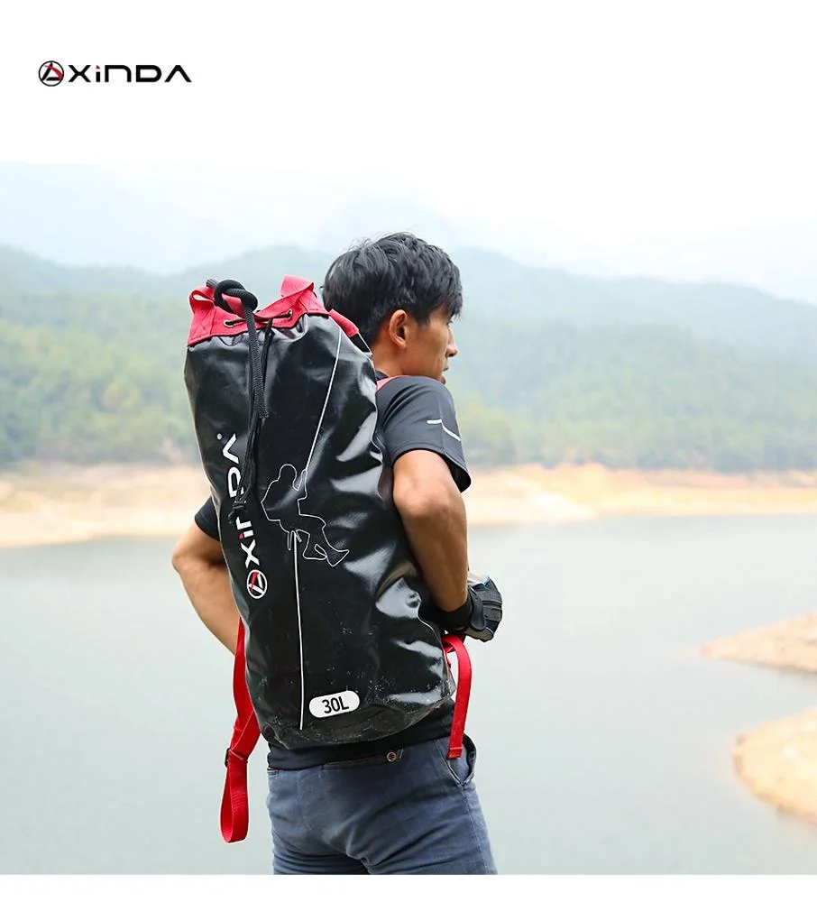 Details about   Outdoor Foldable Rock Climbing Rope Bag Gear Equipment Holder Storage Backpack 