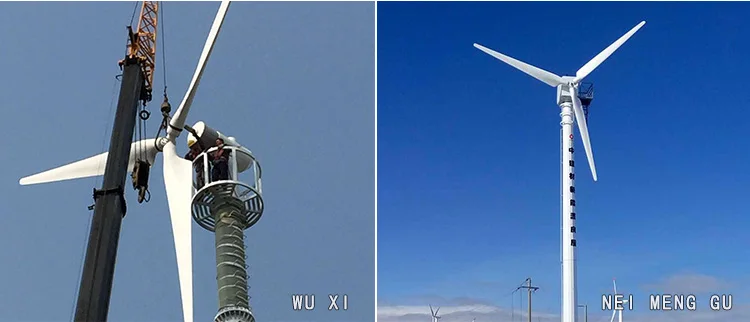 Factory Use 20kw Electrollically Controlled Wind Turbine with CE Certificates 380vAC 400VAC