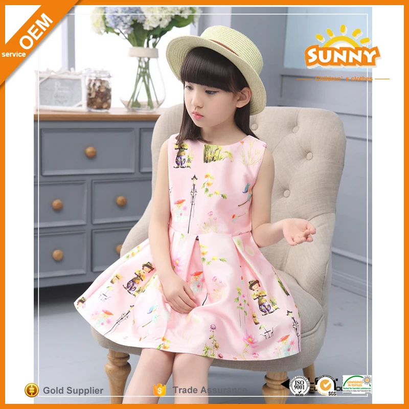 
 Дешевые Девочки Розовый Платья Конструкций Удивительные Длинные Платья для Девочек  