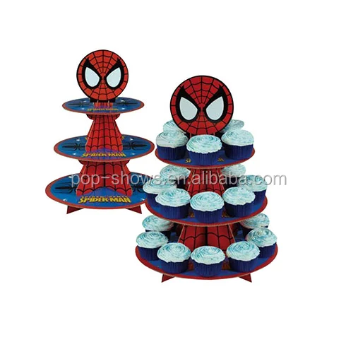 Personnalise Rotatif Cupcake Supports En Carton Personnalise Gateau Presentoir De Comptoir Buy Presentoirs De Petit Gateau De Carton Presentoir De Spiderman Presentoirs De Petit Gateau De Partie De 3 Rangees Product On Alibaba Com