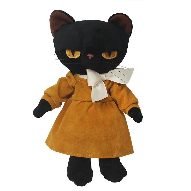 黒猫人形のおもちゃアニメキャラクターぬいぐるみをカスタマイズ Buy 猫ぬいぐるみ 黒猫ぬいぐるみ 着猫人形 Product On Alibaba Com