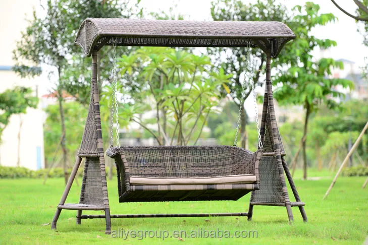Seat Outdoor Hanging Swing Chair for Adults with Canopy