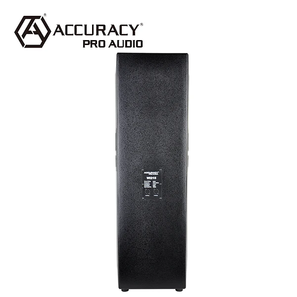 Accuracy Pro Audio WI215 Dual 15 Inch Powered Speaker Professional Stage Dj Wooden Speaker Sound Box