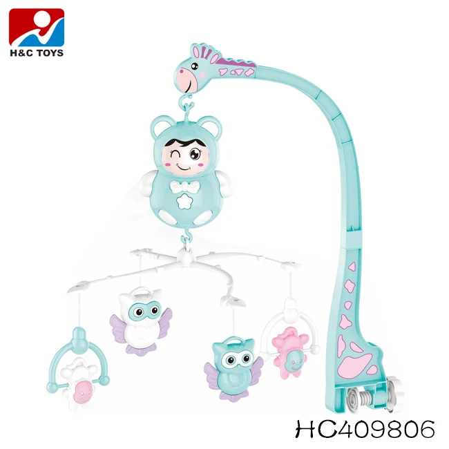 Высококачественный подвесной музыкальный мобиль для детской кроватки с проектором HC428012