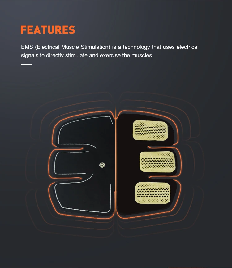 Beperfet Home Use EMS Muscle Stimulator Machine Best Abdominal Toning Belt for Men and Women's Ab Training