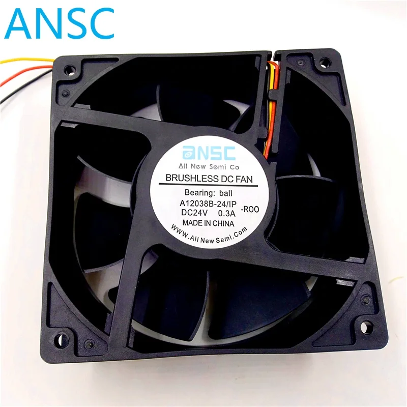 Waterproof Ip68 120mm Fan  120x120x38 12038 12v 24v 48v Dc Axial Cooling Fan