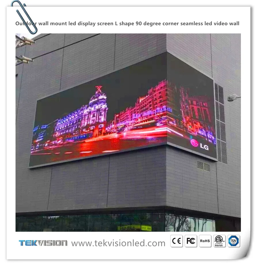 Экраны входа. Led Screen угол 90. Светодиодный экран со стыком под 90 градусов. Wall Mounted fixed led display. Led экраны на стене в кв фото.