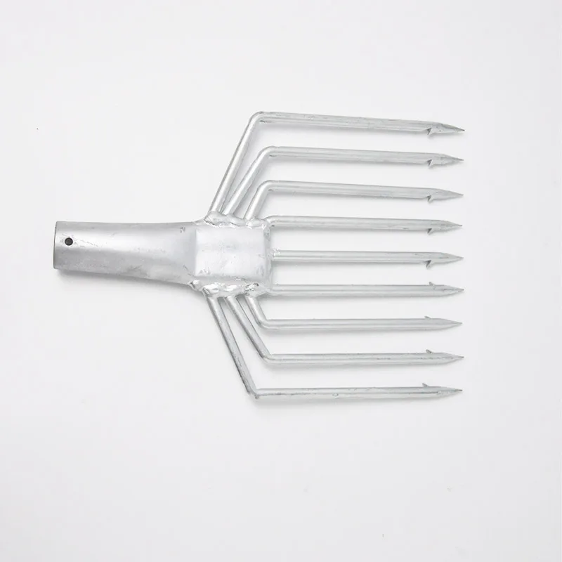 Fishing Spear Prong Spearhead Fork Spear Tip With Barbs Diving Spear mm  Head Fishing Tool Free Shipping