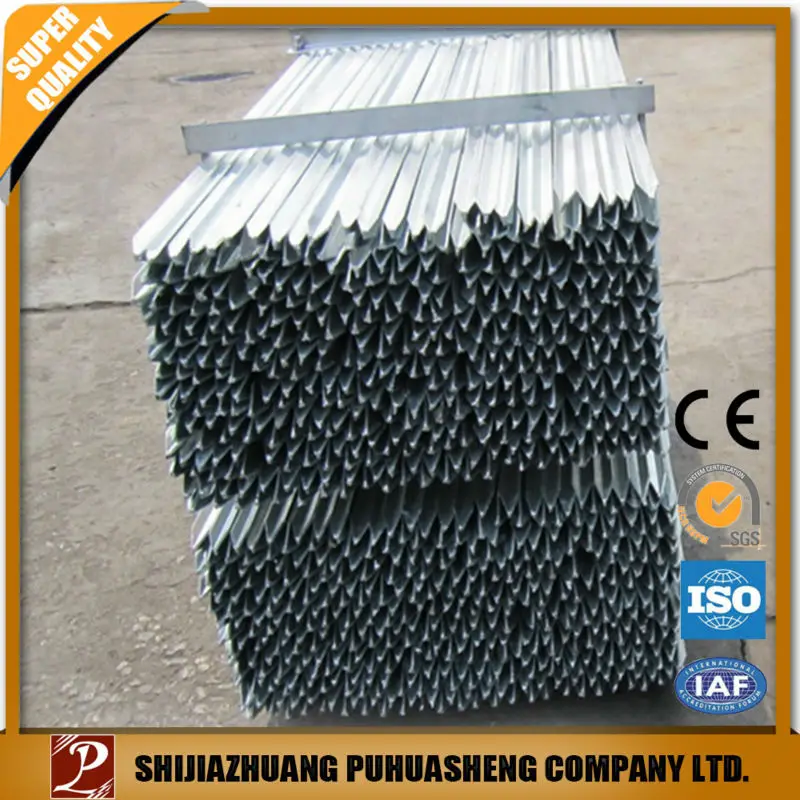 Black Bitumen Y Fence Post Israel Standard Y Post With Teeth - Buy ...