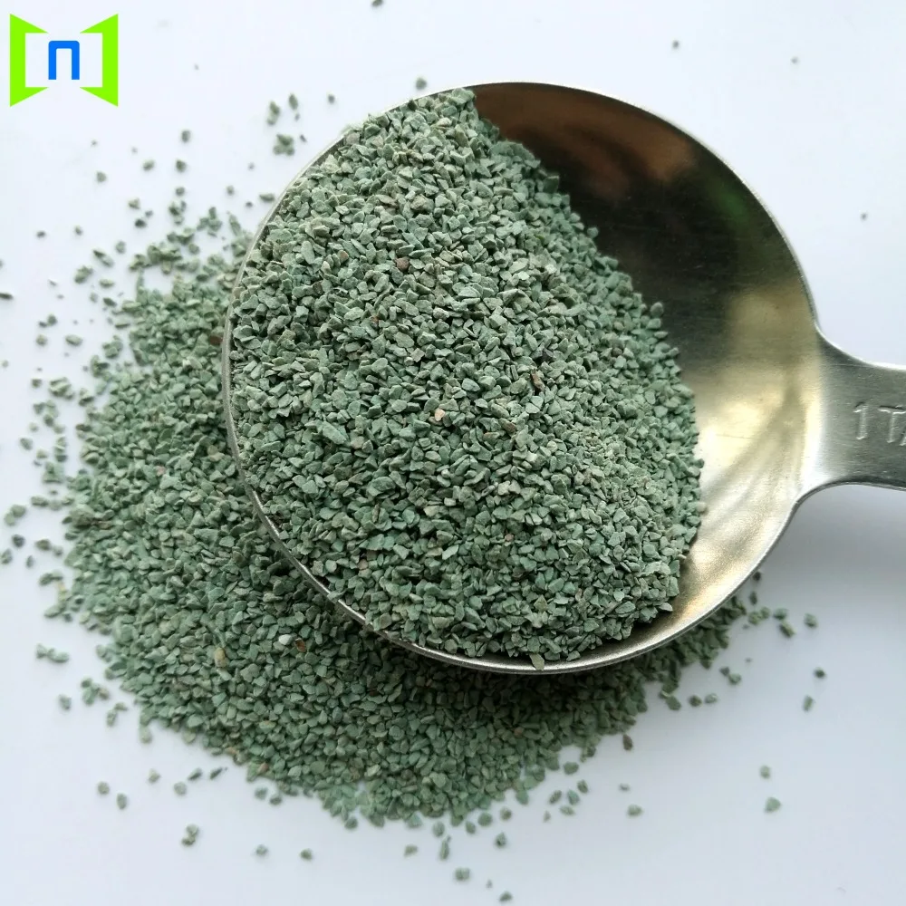 Зеленый Натуральный цеолитный клиноптилит, поставщик песочника цеолита