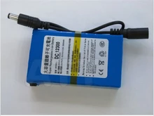 Portable 12V 3000mAh Rechargeable Li-ion Battery Batteries Pack for RC 2.4G 5.8G FPV TX RX CCTV Camera Free Shipping