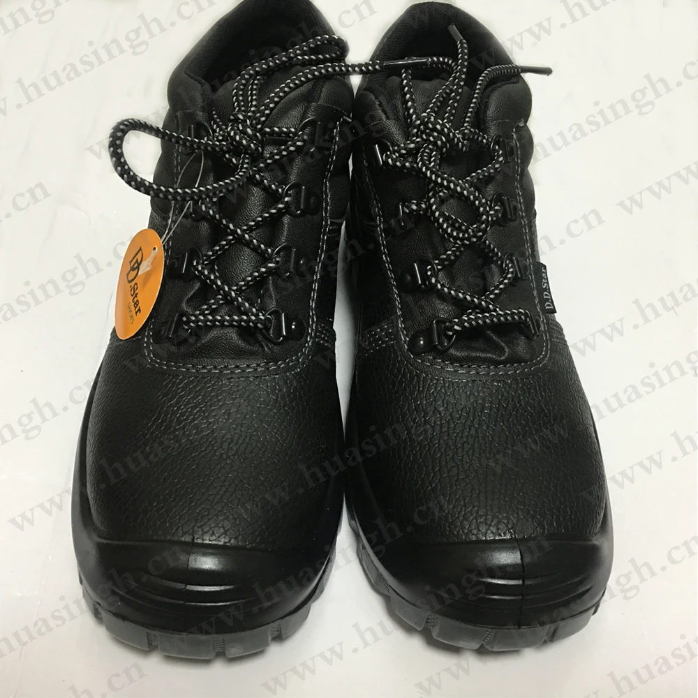Ywq,S3 Standard Acid Proof Outdoor Men Black Safety Boots Heavy