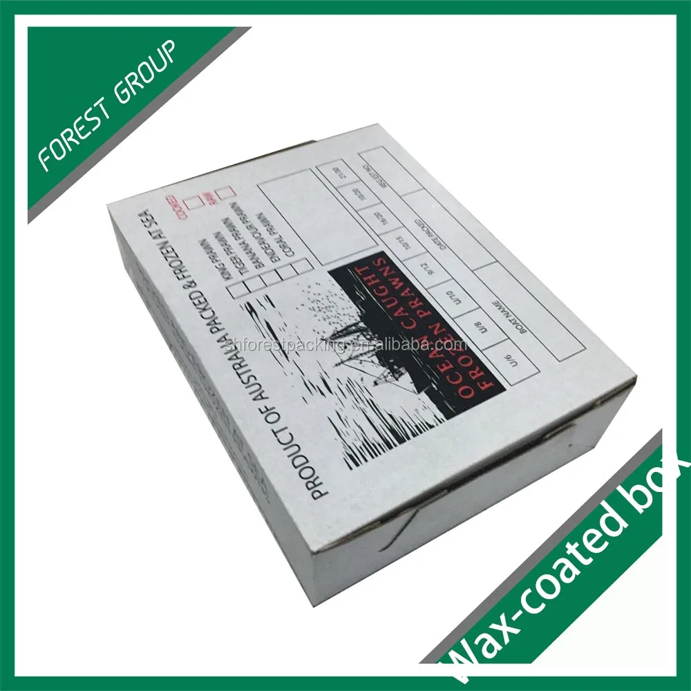 2016 ИНДИВИДУАЛЬНЫЕ БУМАЖНЫЙ WAX-COATED КОРОБКА ДЛЯ МОРЕПРОДУКТОВ