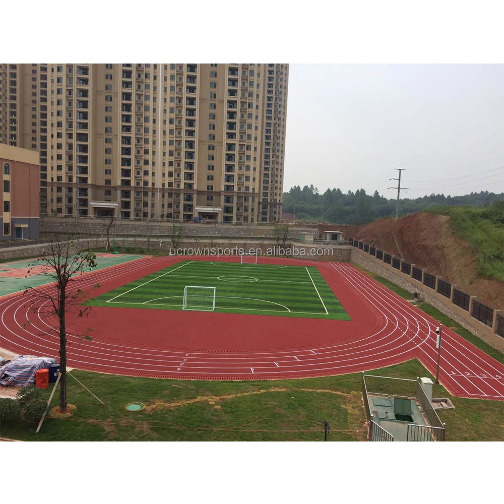 Rubber Synthetic Tracks with Running Track Material for Stadium and Sports  Court