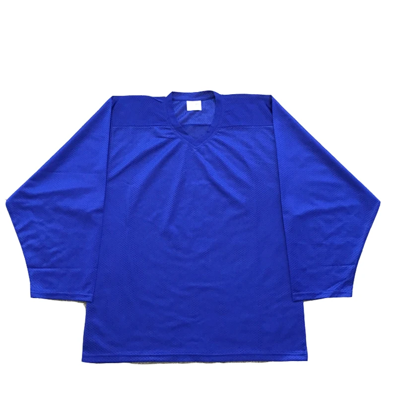 Any Color Any Size Mesh Fabric Practice Blank Ice Hockey Jersey for Training