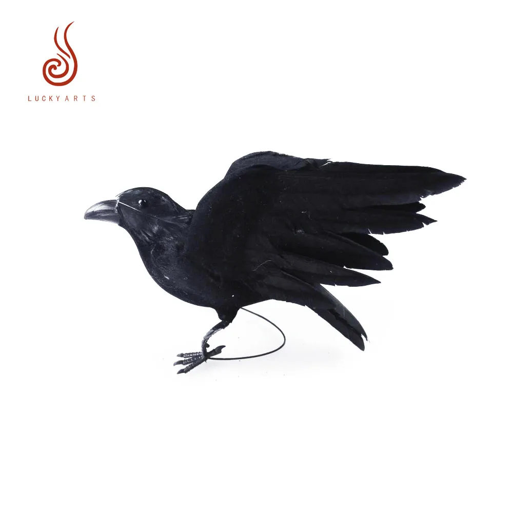 crow wings open