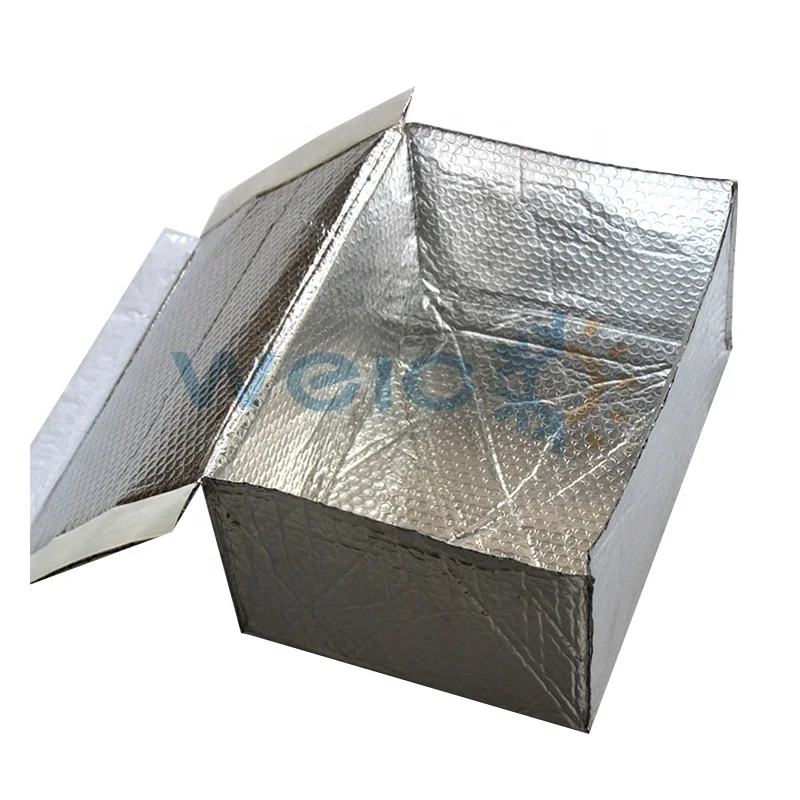 Thermal Reflective Aluminum Foil Cooler Box Liners for Cold/Frozen Food Shipping
