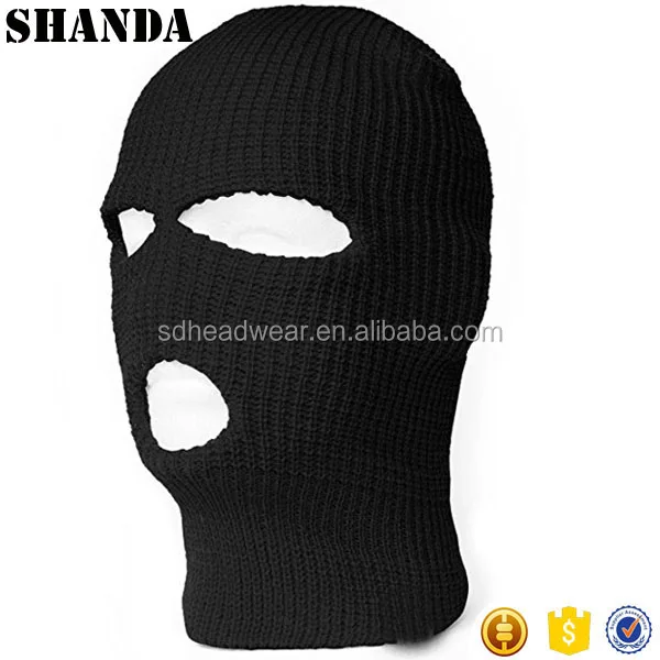 Winter Motorcycle Fishing Hunting Full Face 3 Holes Ski Mask