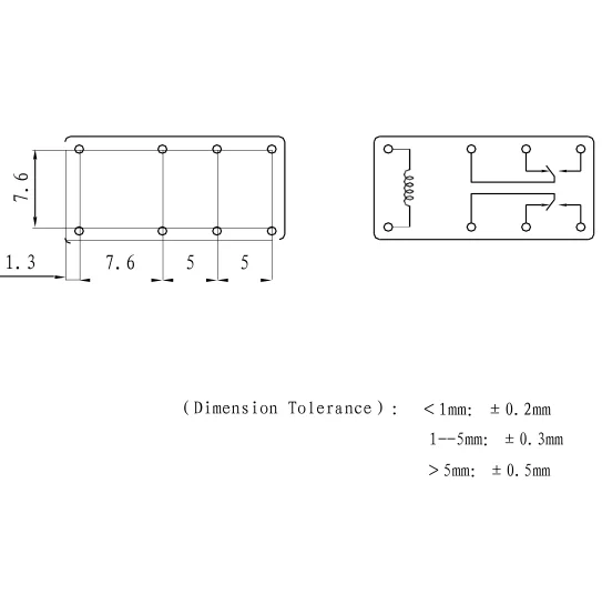 Relay 4078 2c 12v Dpdt Relay Module 8 Pin 2 Form c Relay