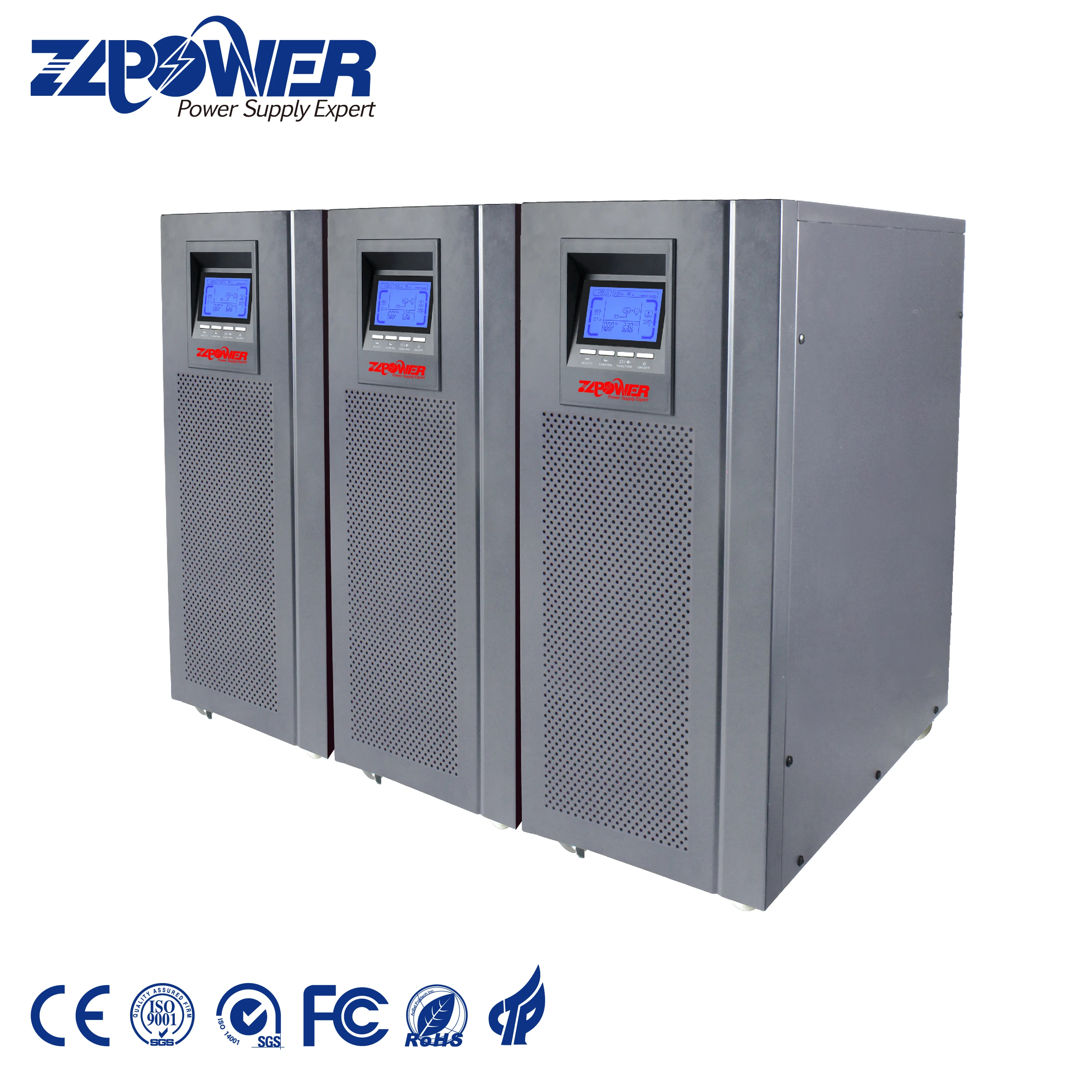 10KW long backup time high frequency online ups