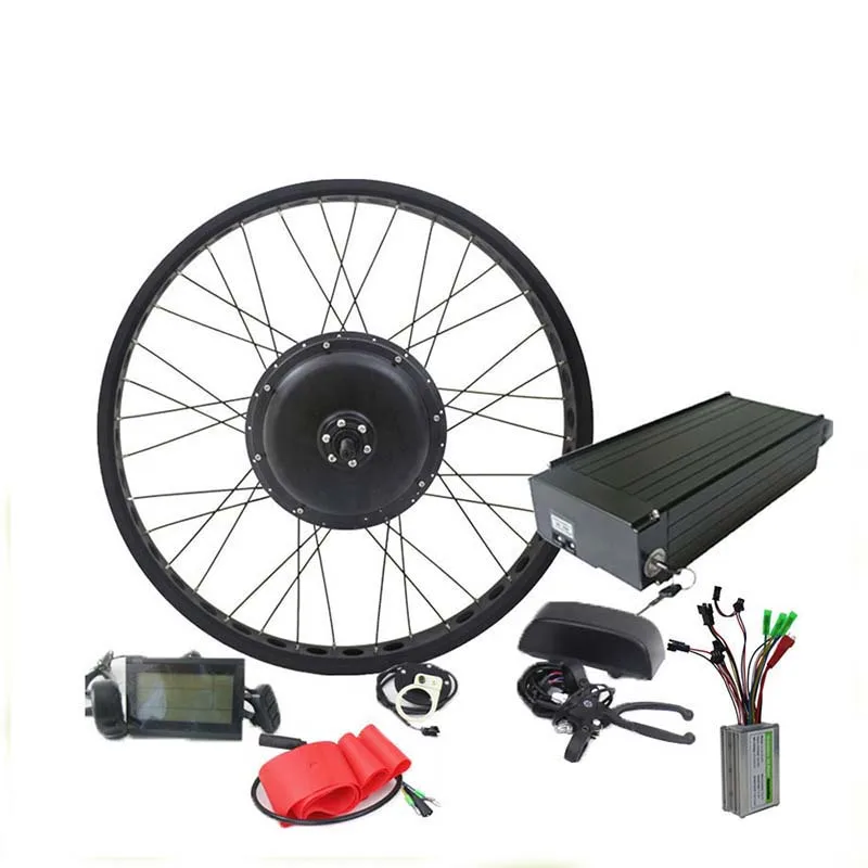 Shuangye 36V12ah Battery With Energy Efficient Brushless Motor Electric Bike Rear Wheel Conversion Kit