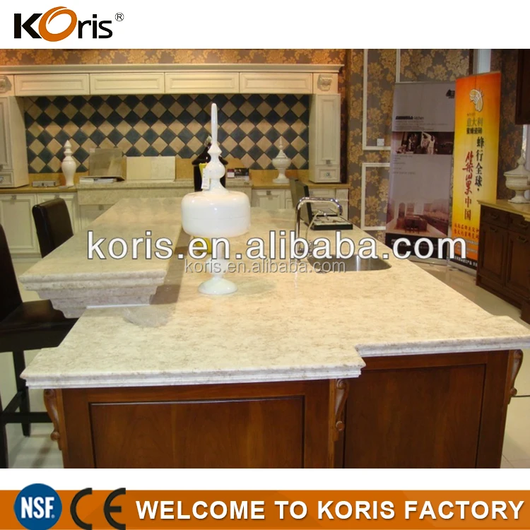 Koris Man Made Stone Solid Surface Kitchen Countertop Buy Man Made Stone Kitchen Countertops Synthetic Kitchen Countertops Solid Surface Kitchen Countertop Product On Alibaba Com