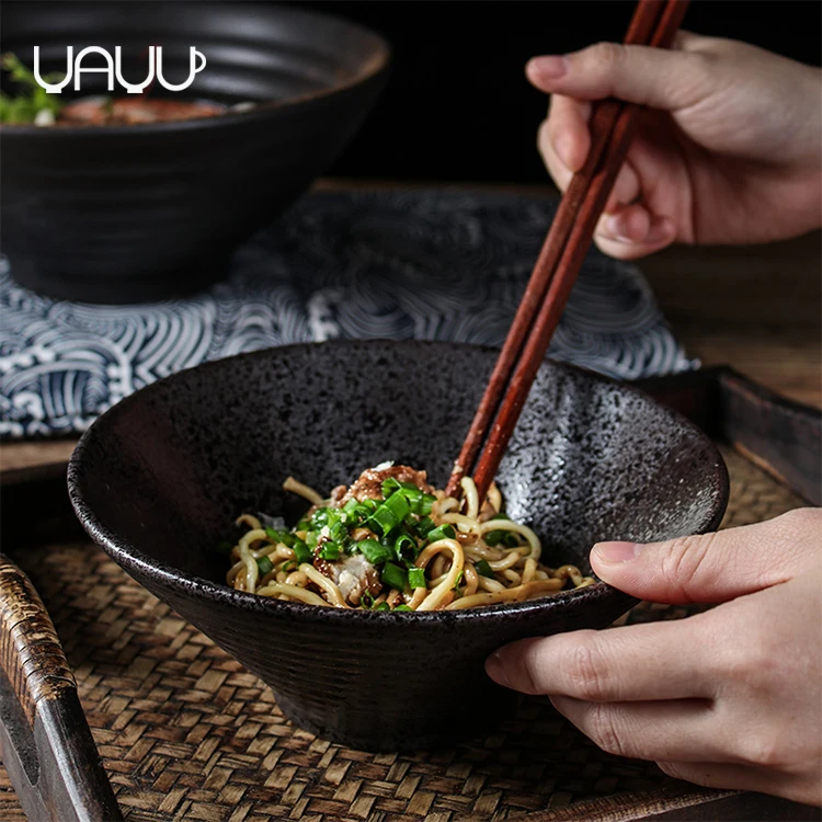  9 inch ceramic noodle ramen bowl for home and kitchen-62