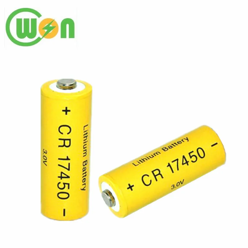 CR17450 3V 2200mAh Lithium Primary na Battery Li-MnO2 para sa Smart Meter, IoT Sensor, Long Life Cylindrical Cell