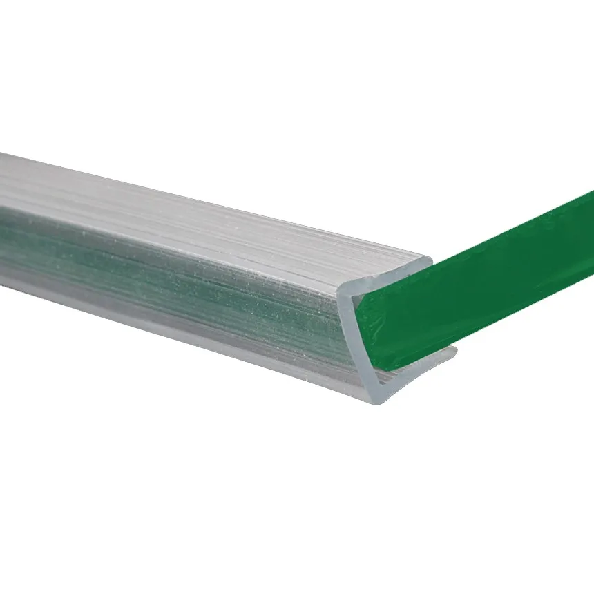 clear silicone rubber glass edge strip