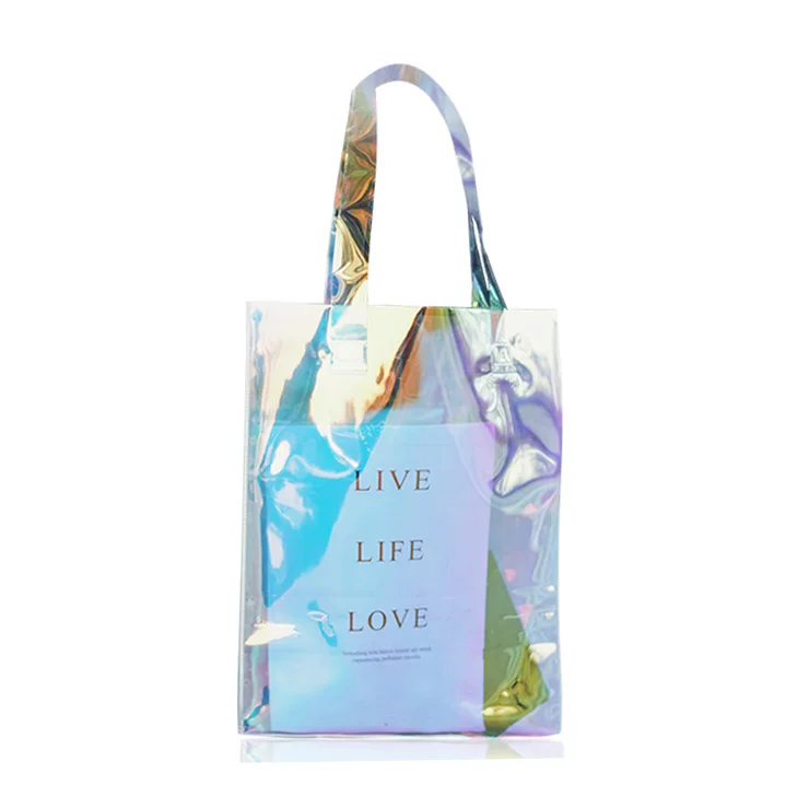 iridescent shopping bolsa