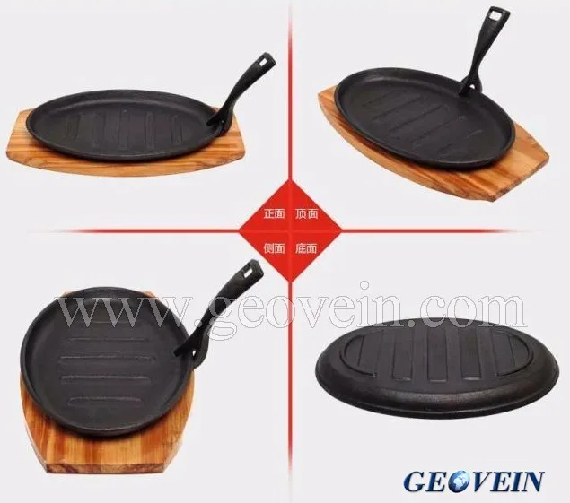 Classic Cast Iron Restaurant Beef Steak Dinner Plate Buy Dinner