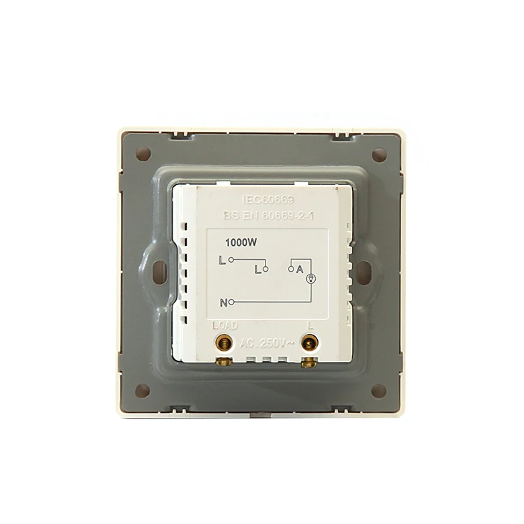 VNX UK Standard Light Controller Hot Sell PC 1000W 250V Light Control Switch High Quality for Home