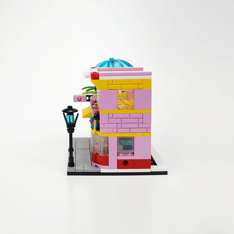 Panlos 657007 Street View Building Blocks Educational Toys for Kids