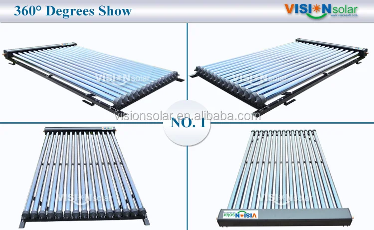 High Efficient Evacuated Tube U Pipe Solar Thermal Collectors