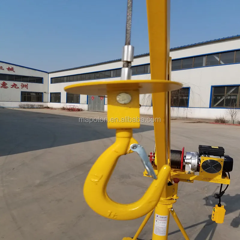Factory Better Price Mini Building Material Lifting Machine Construction Mini Lift Hoist Crane