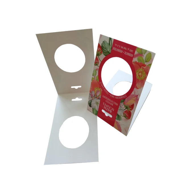 Высококачественные блистерные бумажные карточки для косметики