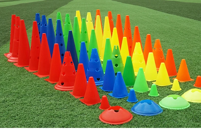 Sports Training Hurdle Cones Set Space Markers For Soccer Football Training