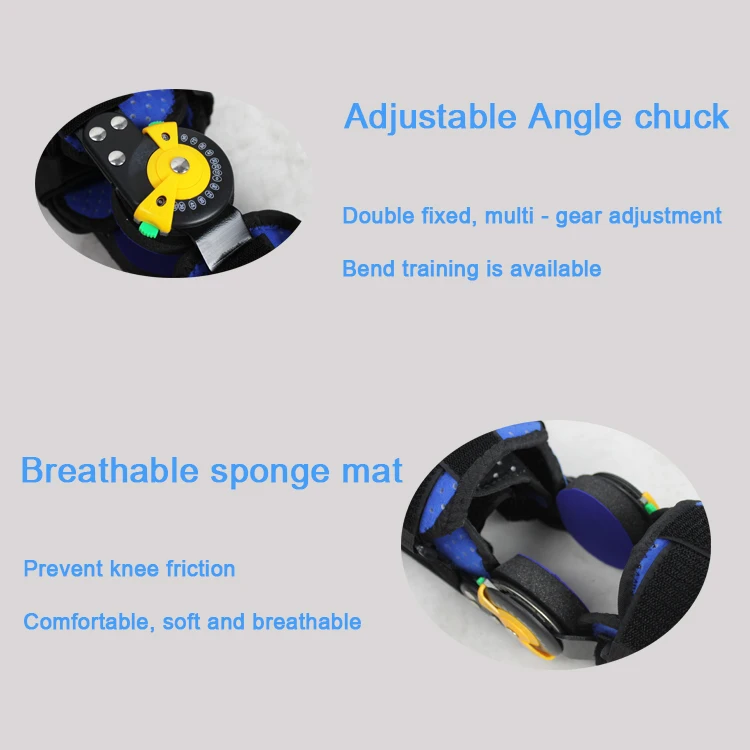 Медицинская Поддержка коленного сустава/ортопедический регулируемый угол ПЗУ неопреновый шарнирный бандаж и поддержка