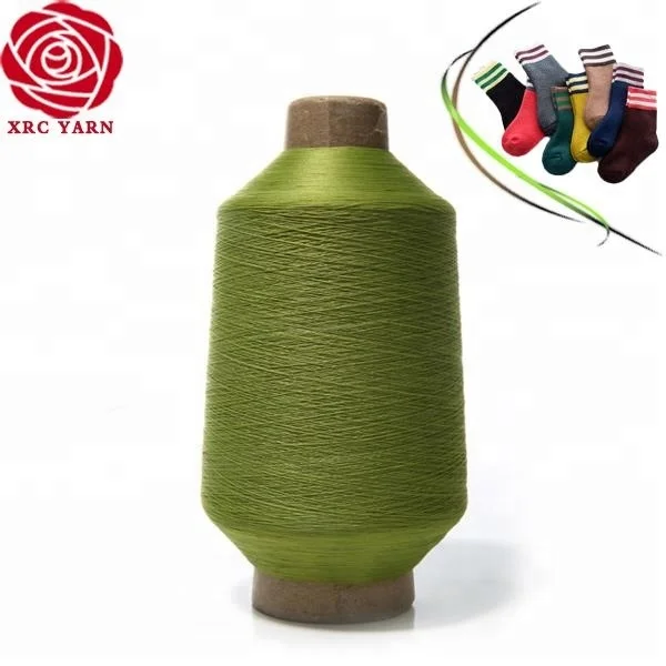 100% semi dull colored nylon yarn 70d/24f/2 for gloves usage