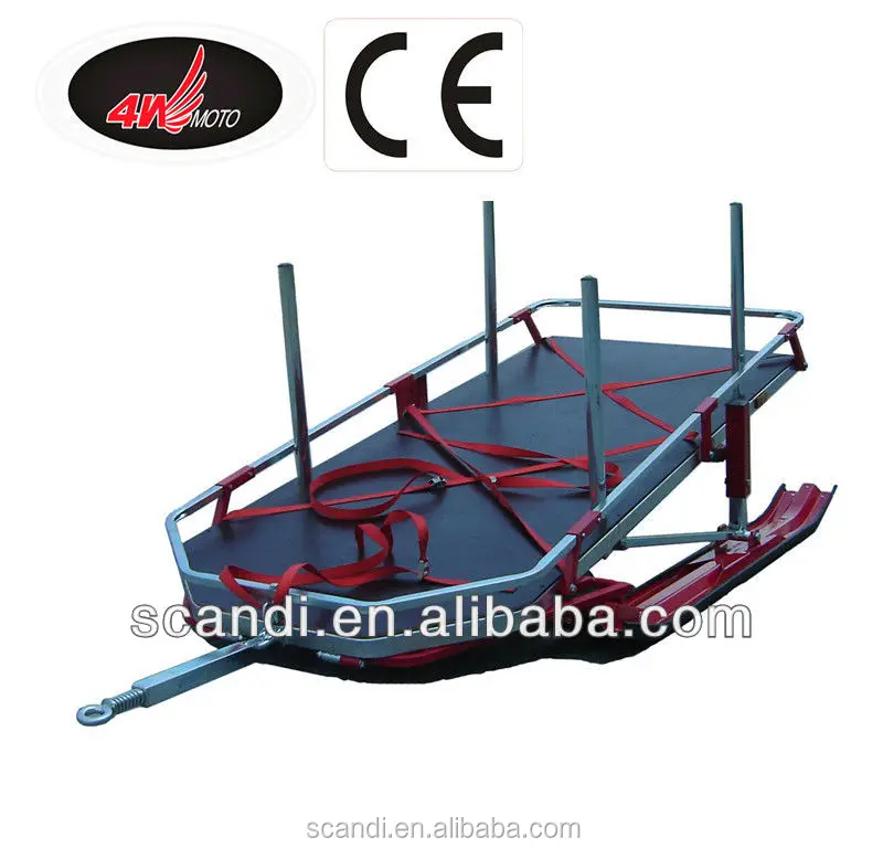 Professional Snow Sled Trailer Manufacturer 4wsl01 Snow Sled Trailer
