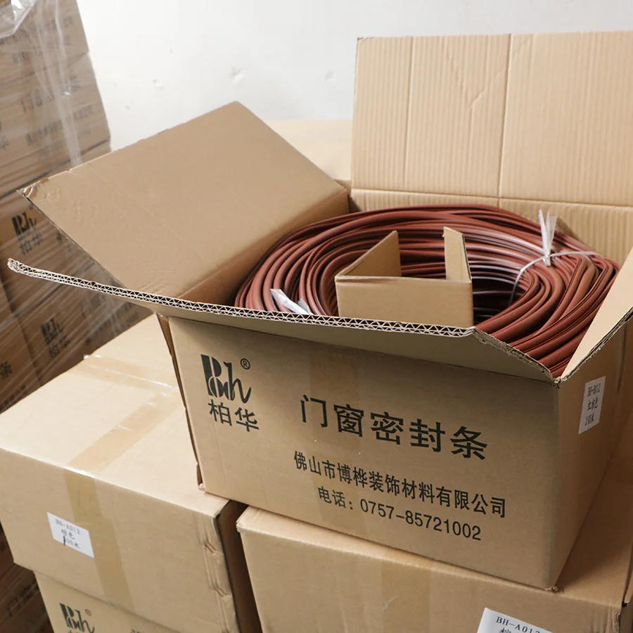 PVC TPE Silicone Sealing Strips Extrusion Rubber Seal Wooden Door Window Frame Sealed Soundproof Weatherstrip Tape D 12x6x4mm