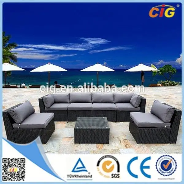 Factory Price High Quantity Rattan Sofa Bed Sun Fun Sofa Chair Outdoor Furniture