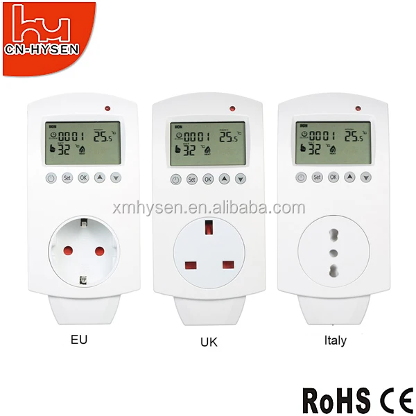 HY02TP Weekly Programmable Room Thermostat Used for Electric Heating
