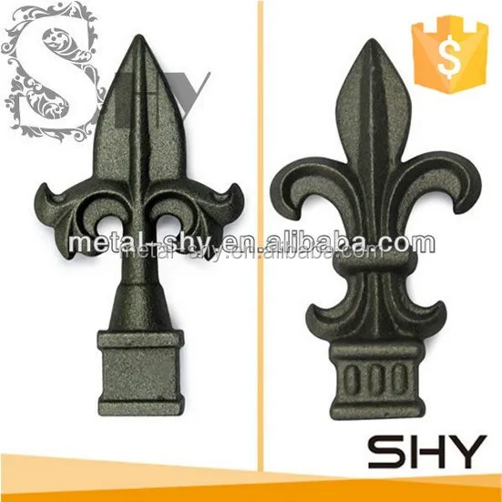 UHRIG Punta Per Recinzione, Punta Decorativa In Ferro Battuto, Punta Di