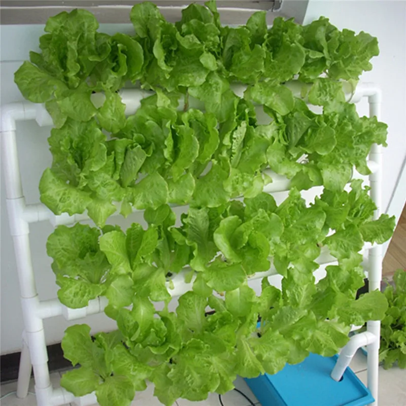 Professional Vertical Hydroponic PVC NFT Pipe 36-108 Holes Systems for Home Greenhouse Agriculture Automatic Pump Included
