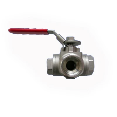 Stainless Steel 3 way Ball Valve/ custom valve body