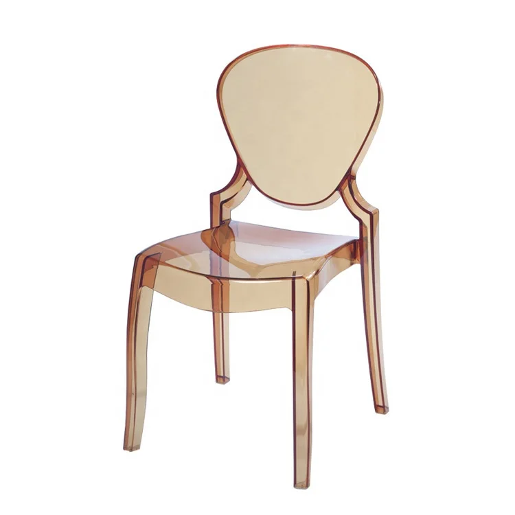 acrylic louis chair