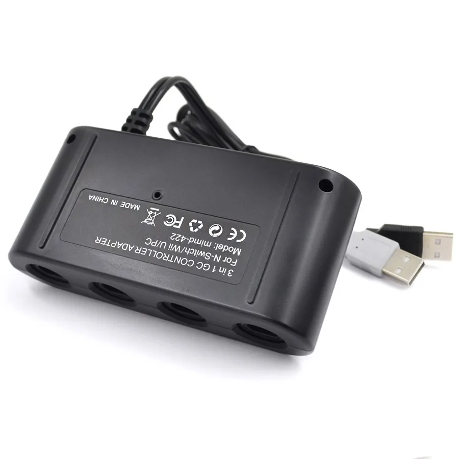3in1 Switch Adapter 4 Portsためnintend Gamecube Gc Controllers Usb Adapter Converterためwiiu Pc Game Accessoryためns Switch Buy 3 で 1 ゲームキューブコントローラアダプタ 3 In1 Gc 変換アダプタ 3 In1 Gc アダプタ Nintenso スイッチ Wii U Pc